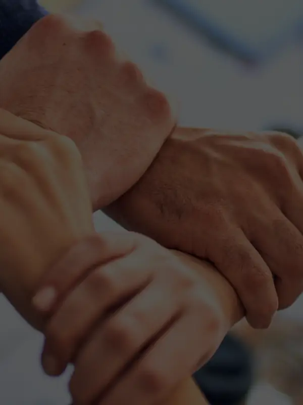 Hand support background image